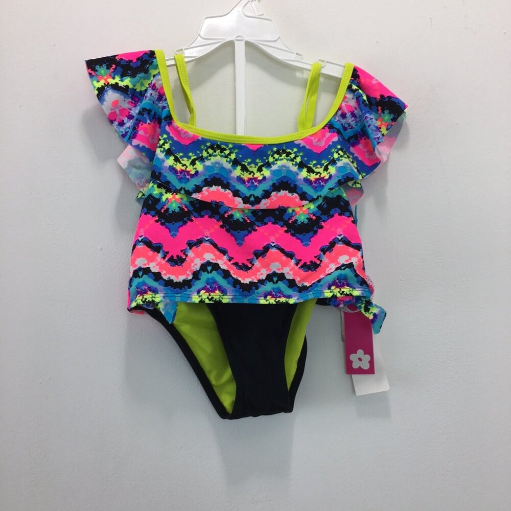 Limited Too Girls 2 Pc Swimsuit Size 6X NEW